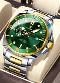 POEDAGAR Man Watch , Waterproof Luminous Men's Watch Quartz, Men's Wrist Watches 44mm