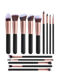 MMG Professional Makeup Brushes 14 PCs Makeup Brush Set Premium Synthetic Foundation Brush Blending 