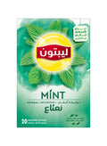 Lipton Herbal Infusion Tea Mint, 20 Teabags 1.8grams Pack of 20