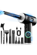 Compressed Air Duster-3 Gear Adjustable 100000RPM Electric Air Duster with LED Light