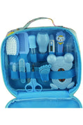 Baby Grooming kit Set, 13PCS Infant Baby Grooming Tools, Newborn Manicure Set Baby Healthcare Nail Clippers Hairbrush Tool Set (Blue)