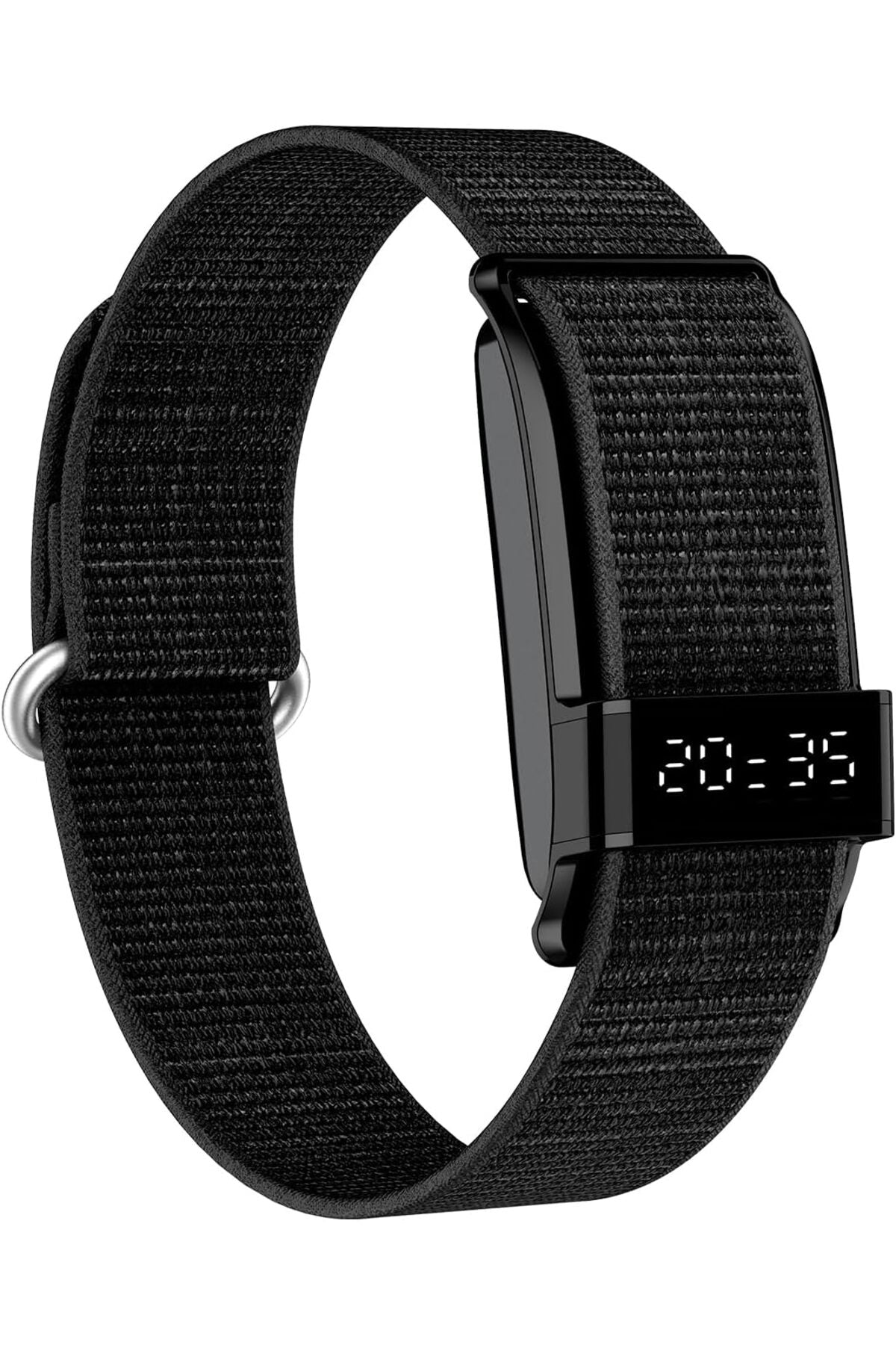 Trackfit Pro Smart Bracelet Fitness Tracker with App Support, Activity & Sleep Tracker with Heart Rate, Health & Fitness Wearable, Smart Fitband, 10 Days Working Time, Water Resistant (Black)