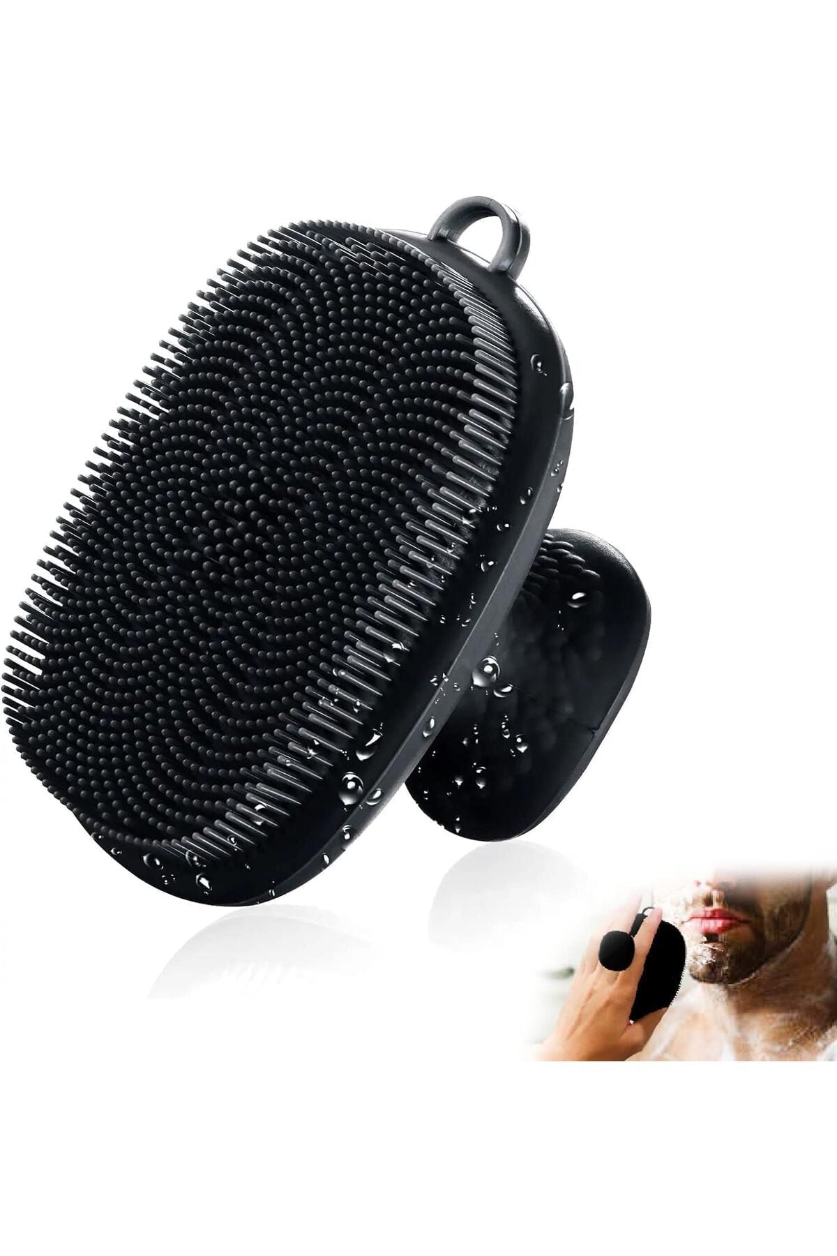 Facial Cleansing Brush Silicone, Face Wash Brush Manual Waterproof, Cleansing Skin Care Face B