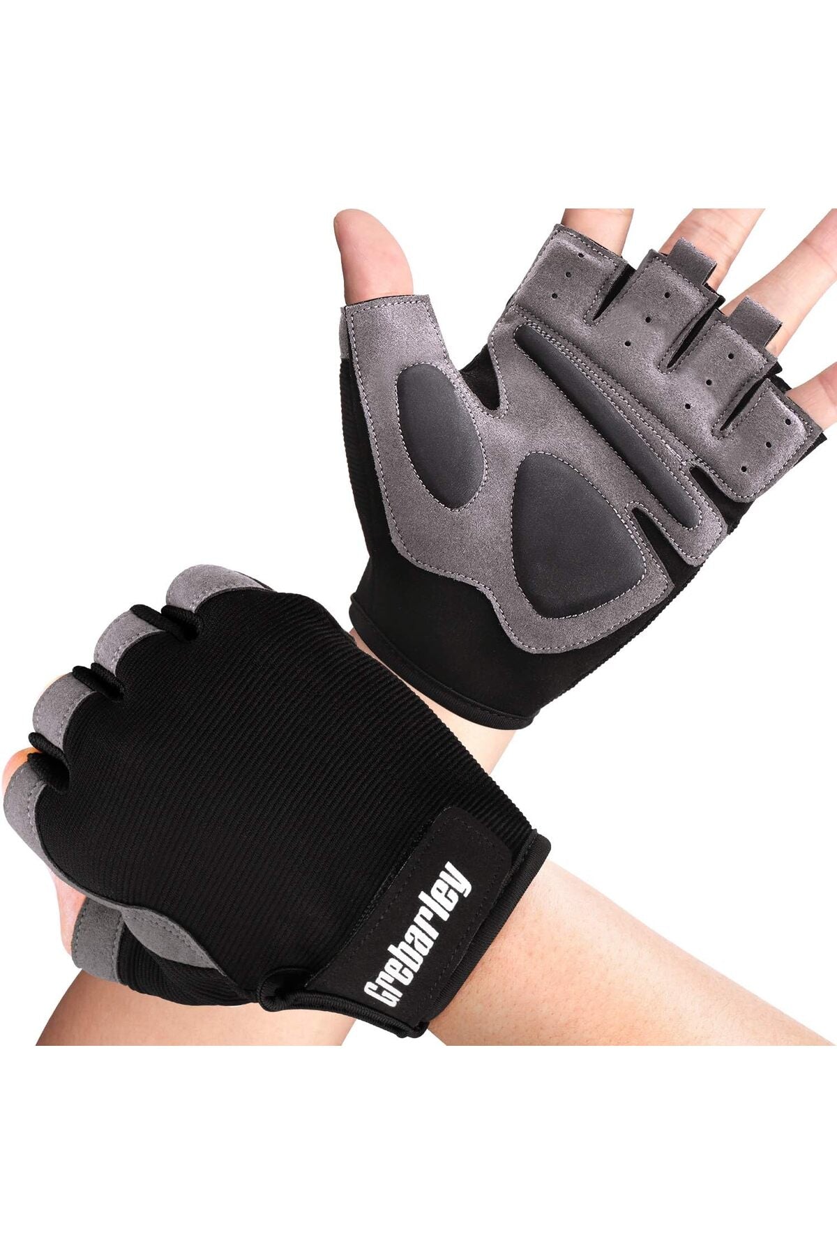 Gym Gloves, Training Gloves Full Wrist, Breathable Extra Grip Palm Protection Fitness Crossfit for Men & Women