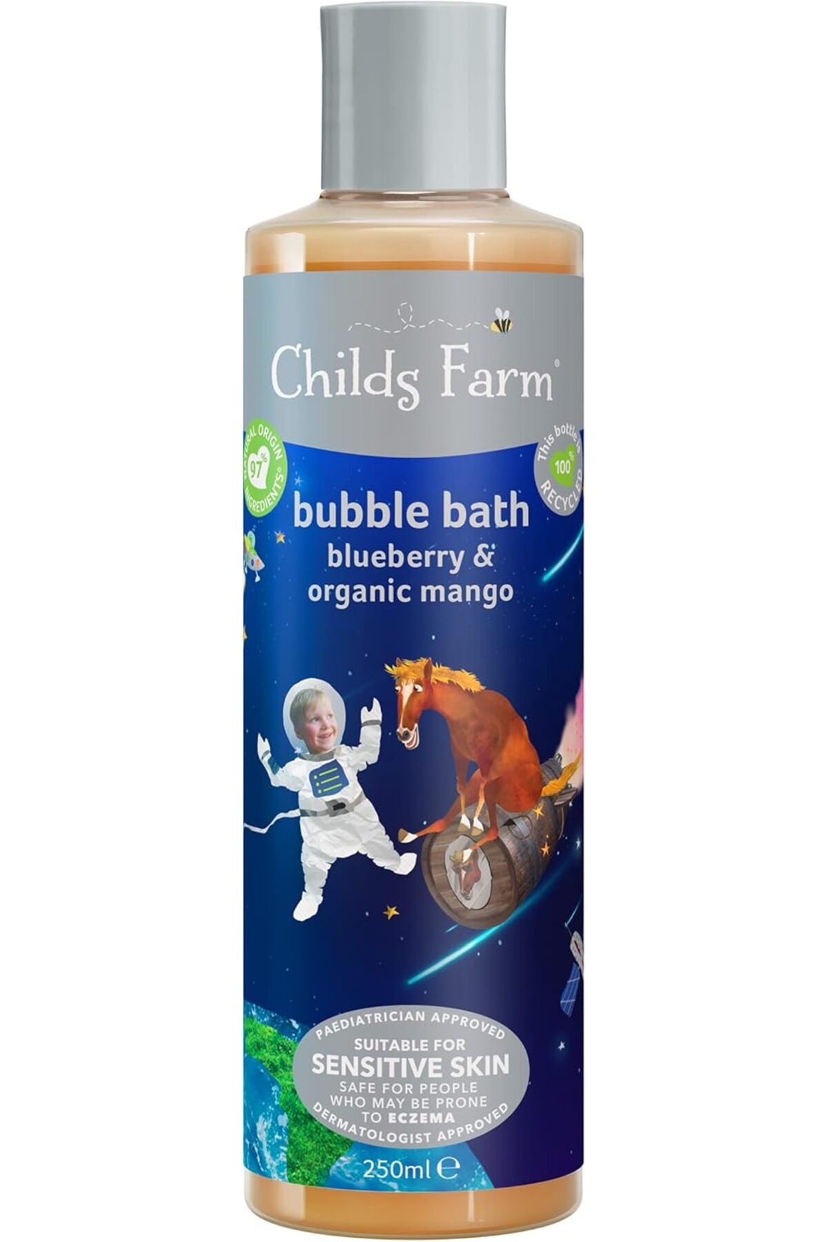 Bubble Bath, Blueberry &Mango 250ml, Piece Of 1