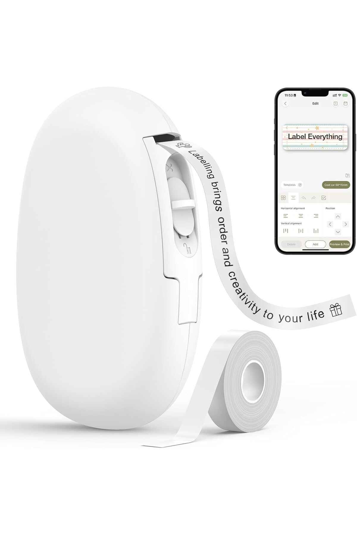 E10 Bluetooth Label Maker Machine