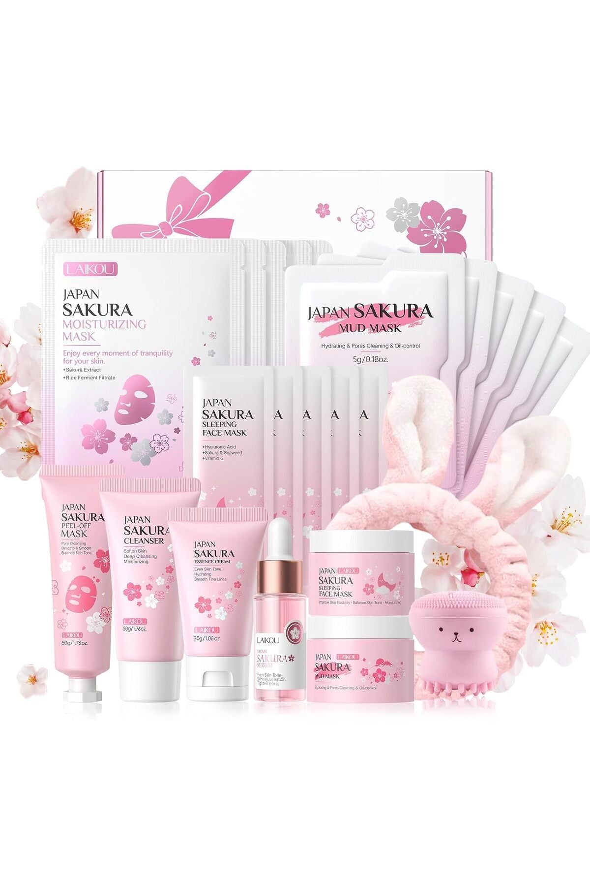 Skincare Set for Girls, 23pcs Travel-Friendly Daily Facial Skincare Routine, Hydrating