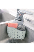 SKY-TOUCH Kitchen Sink Shelf, Sink Storage Basket, Soap Sponge Drain Rack Holder for Sponges Soaps and Cleaning Brushes Sink Accessories