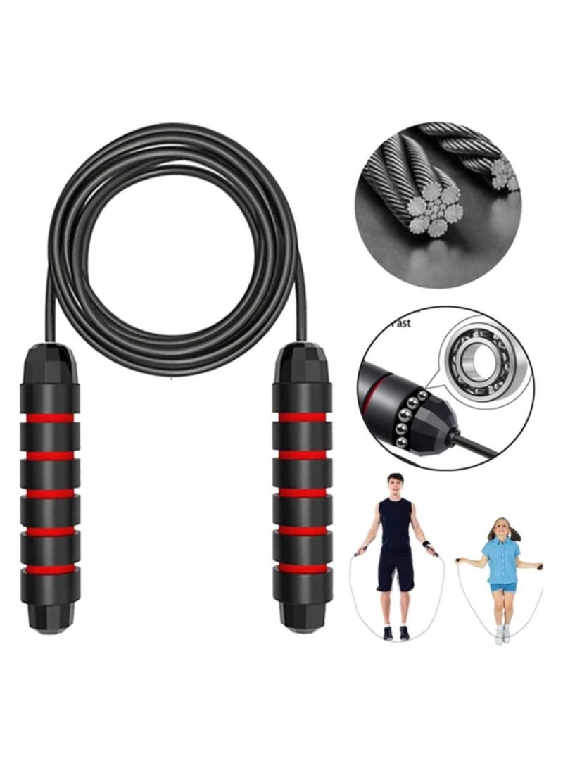 MMG Adjustable Speed Heavy Weighted Steel Wire Exercise Skipping Jump Rope|Heavy Skipping Rope PVC W