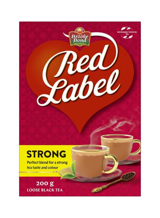 Brooke Bond Red Label Strong Black Loose Tea 200grams