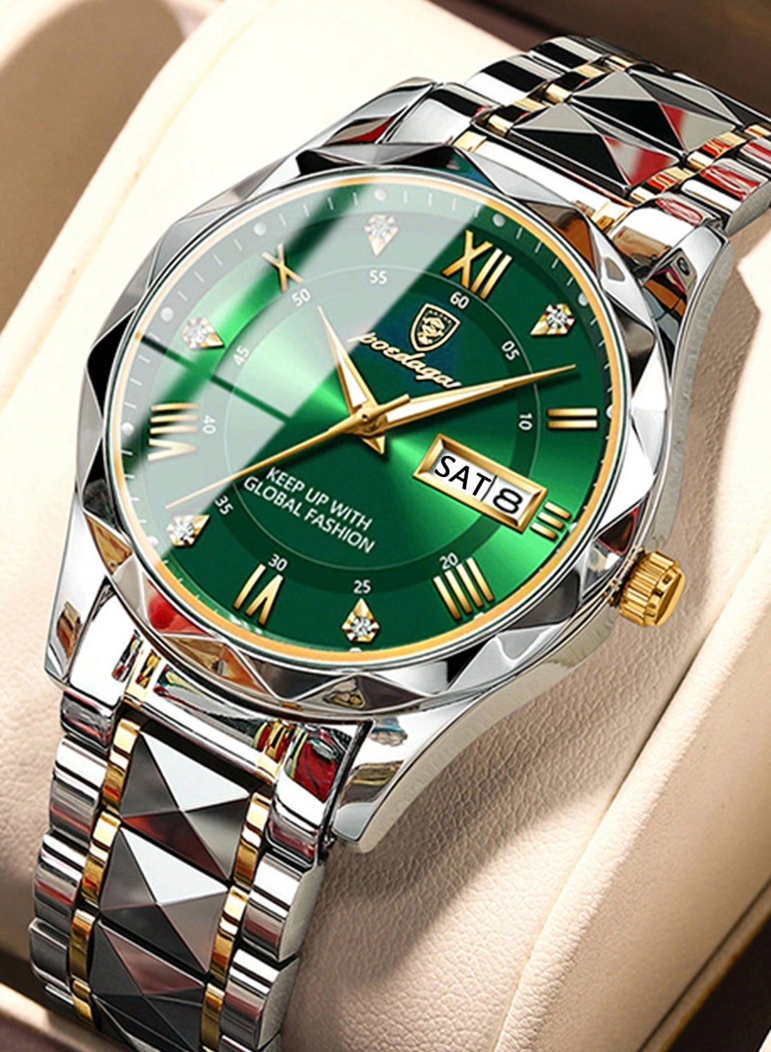 POEDAGAR Watches for Men , Man Watch Waterproof Luminous Men's Watch Quartz, Men's Wrist Watches, Men's Watch Fashion Business Watch