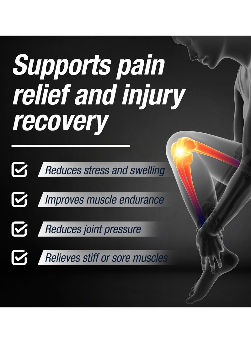 MMG Knee Support Brace Adjustable Sleeves Knee Stabilizer Exercise and Workout for Running (Single P