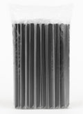 WIN PACK Individually Wrapped Black Bubble Tea Straws – 8mm × 23cm – 250 Pieces