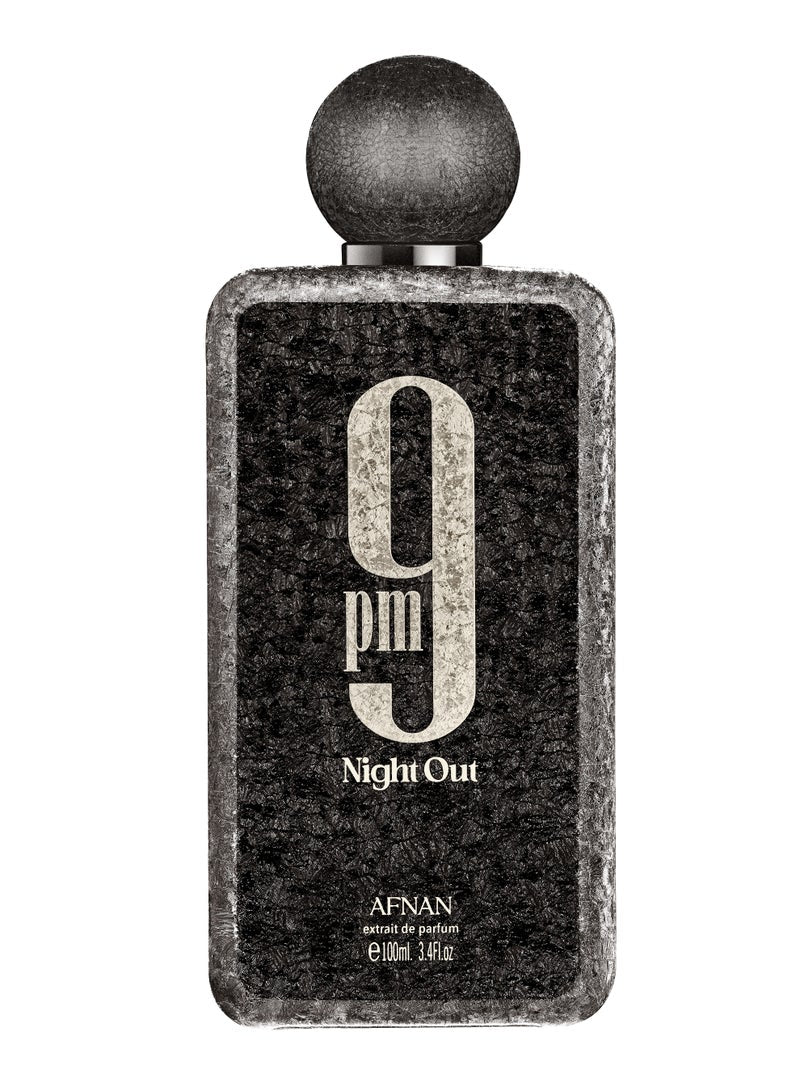 AFNAN 9 Pm Night Out Unisex, Extrait De Parfum, 100 ML