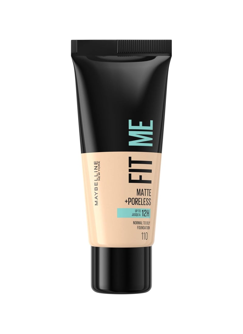 Maybelline New York Fit Me Matte + Poreless – 110 Porcelain