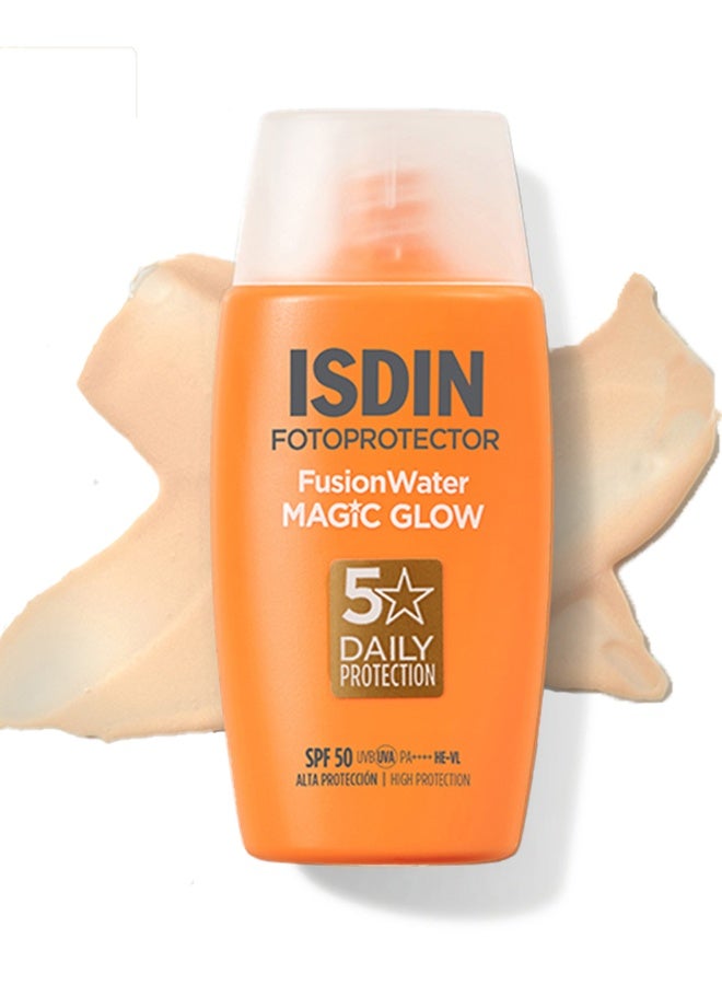 ISDIN Fotoprotector Fusion Water Magic Glow SPF50 Facial Sunscreen 50ml