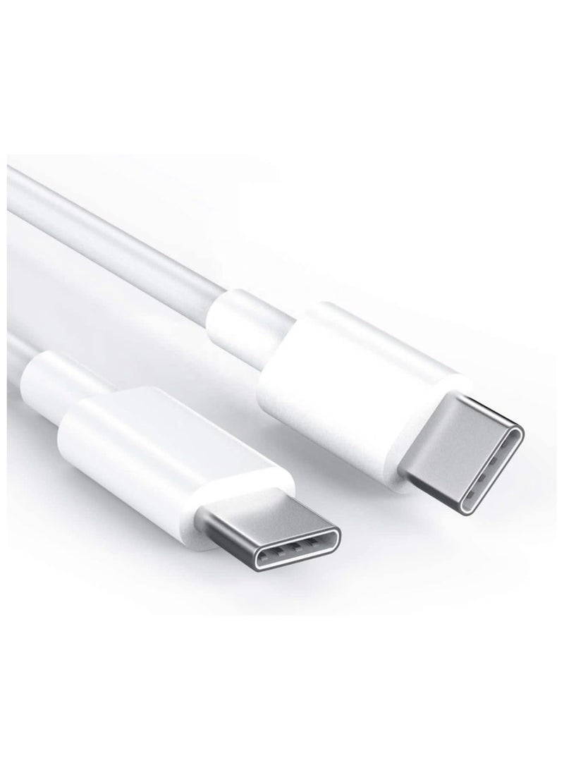 MMG Power Flow USB C Cable 60W, USB-C to USB-C Cable 2 meter, USB C Charger Cable for iPhone 15, Mac