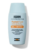 ISDIN Fusion Fluid Mineral SPF 50+ [50Ml] - 100% Physical Filter Mineral Sunscreen For Hypersensitive, Atopic, Or Chemically-Treated Skin
