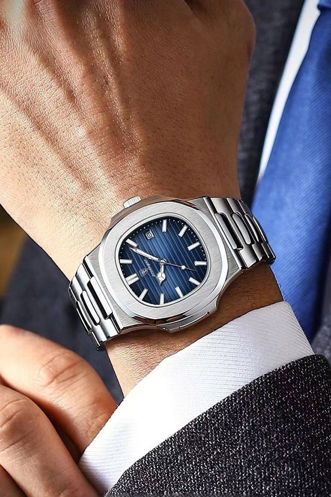 POEDAGAR Man Watch Waterproof Luminous Men's Watch Quartz - 41mm