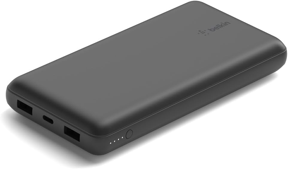 Belkin USB C Portable Charger 20000 Mah, 20K Power Bank With Type Input Output Port And 2 A Ports In