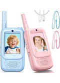 Kids Smart Play Gadget with Screen, Long Range Voice Fun Device, Rechargeable Portable Handheld Toy for Boys Girls Indoor Outdoor Adventure Gift