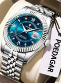 POEDAGAR Waterproof Luminous Men's Watch Quartz - 40mm