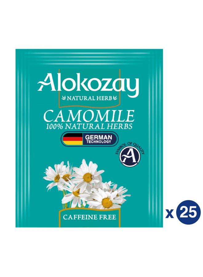 Alokozay Natural Herbal Chamomile Tea 25 Tea Bags 30.0grams