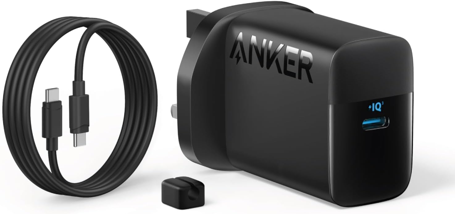 Anker 45W USB C Charger, PPS Fast Charger with Cable, Laptop Compatible, Super Fast Charging 2.0 for