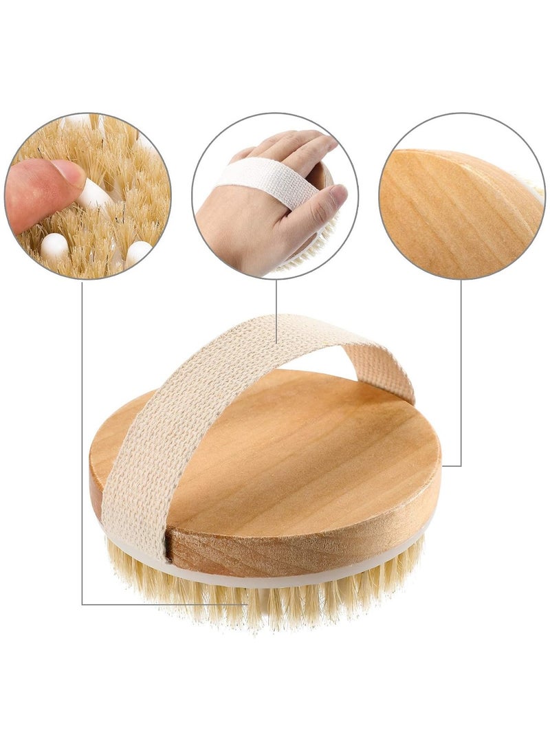 MMG Dry and Bath Body Brush, Reduce Cellulite, Dry Brush for Cellulite and Lymphatic Drainage, Exfol