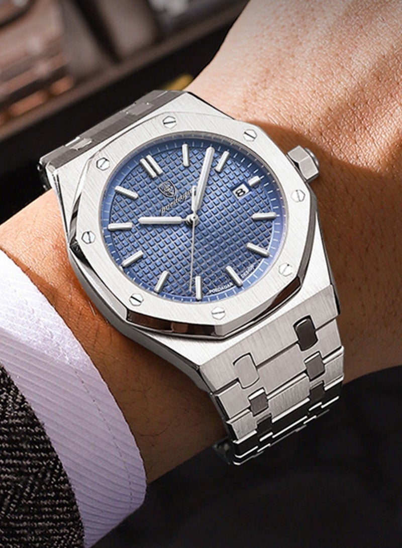POEDAGAR Man Watch Waterproof Luminous Men's Watch Quartz, Men's Wrist Watches