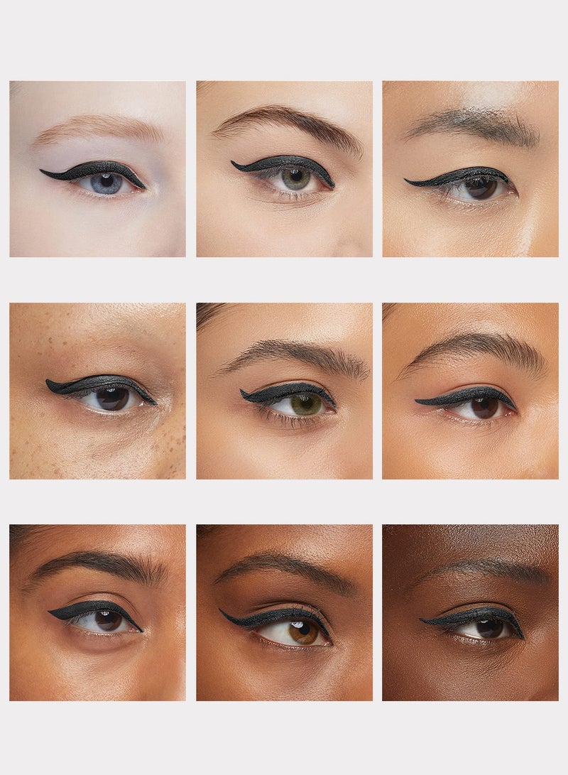 docolor Liquid Eye liner Stamp Black Double-sided Winged Eye Liner Ink Waterproof Smudgeproof Long Lasting Wing Original Eyeliner Pen