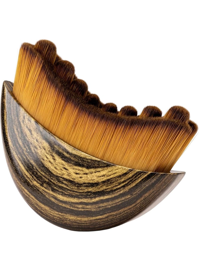 MMG Lymphatic Contour Face Brush-Facial Dry Brush-Lymphatic Drainage Massager,Soft Dry Brushing Beau