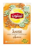 Lipton Herbal Infusion Anise 20 Enveloped Tea Bags 32grams