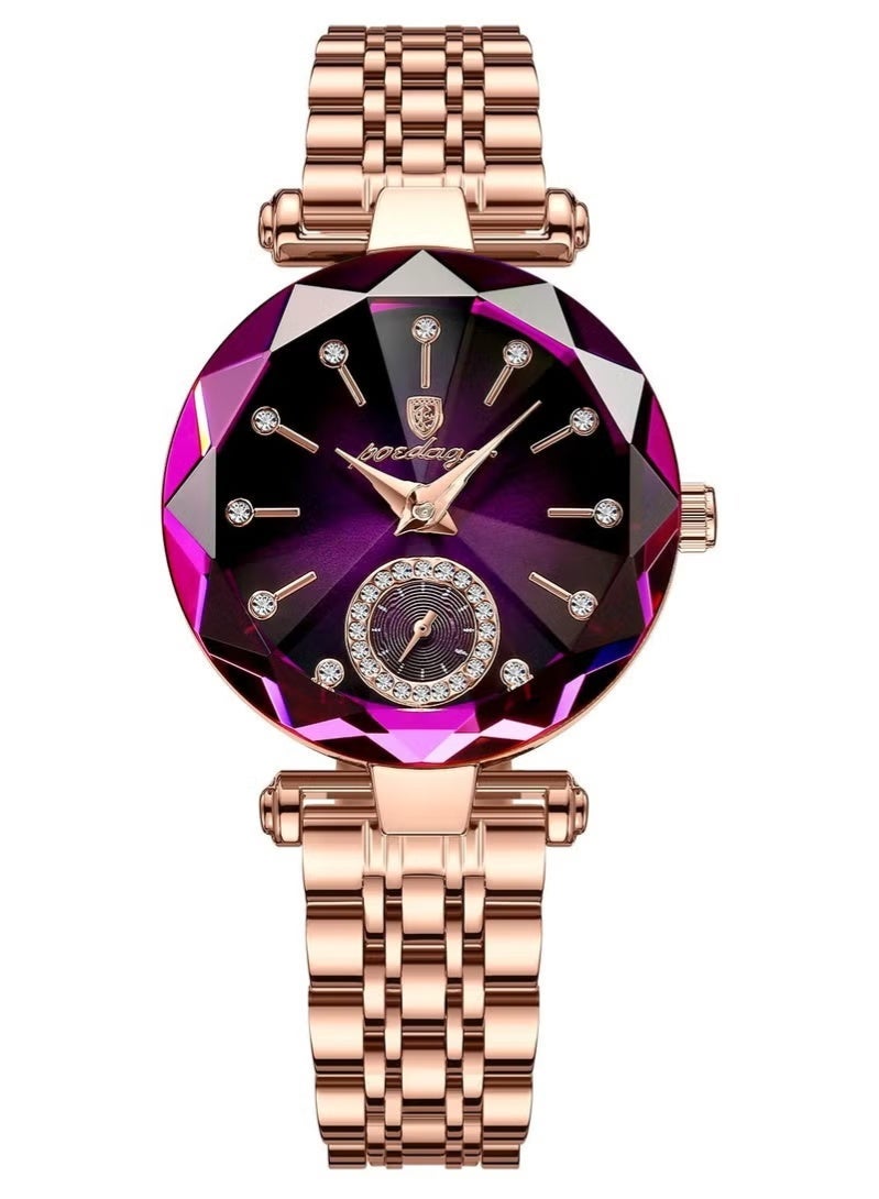 POEDAGAR Women's Waterproof Luminous Quartz Classic Wrist Watch Dawn Clock