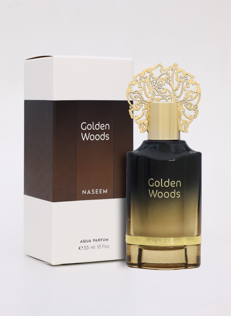 Naseem Golden Woods Aqua Perfume for Men & Women - 55ml