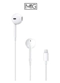 MMG EarBuds With Lightning Connector | iPhone Headphones, [MFI Certified] Earphones Wired Stereo Sou