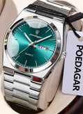 POEDAGAR Man Watch, Waterproof Luminous Men's Watch Quartz - 40mm
