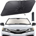 Lamicall Car Windshield Sunshade Umbrella â€“ [57"L x33"W] [5-Layer UV Block][10-Rib Fiberglass Fram