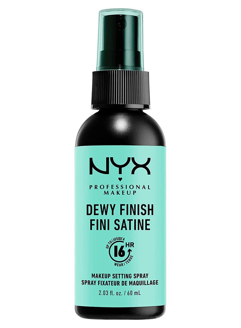 NYX PROFESSIONAL MAKEUP Setting Spray - Dewy Finish, Long-Lasting Vegan Formula 60ml