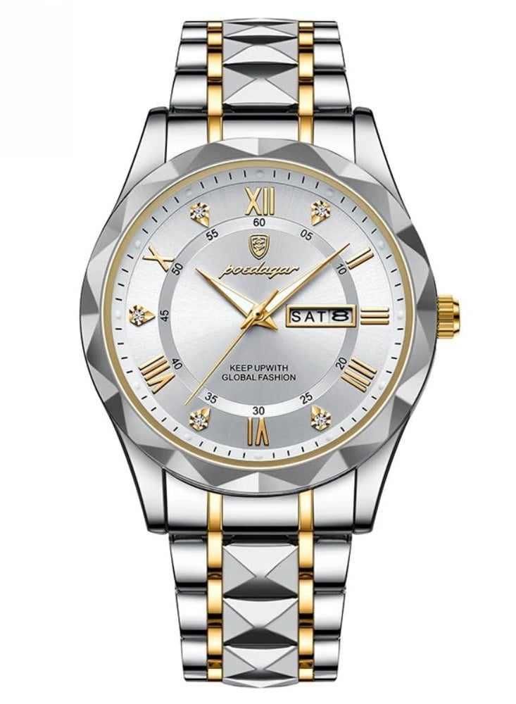 POEDAGAR Watches for Men , Man Watch Waterproof Luminous Men's Watch Quartz, Men's Wrist Watches, Men's Watch Fashion Business Watch