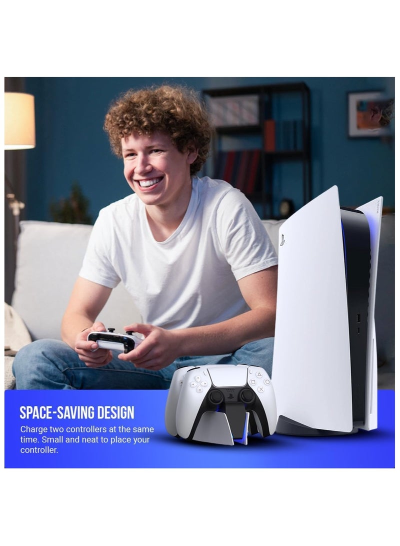 MMG PS5 Controller Charging Station | PS5 Controller Charger for PlayStation 5 Dual Sense Controller
