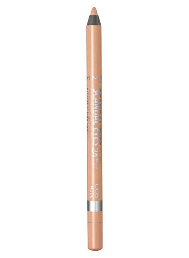 RIMMEL LONDON Scandaleyes Waterproof Kohl Kajal Pencil Eyeliner 1.3 g 05 Nude