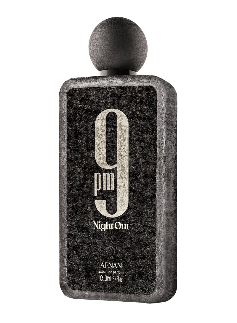 AFNAN 9 Pm Night Out Unisex, Extrait De Parfum, 100 ML