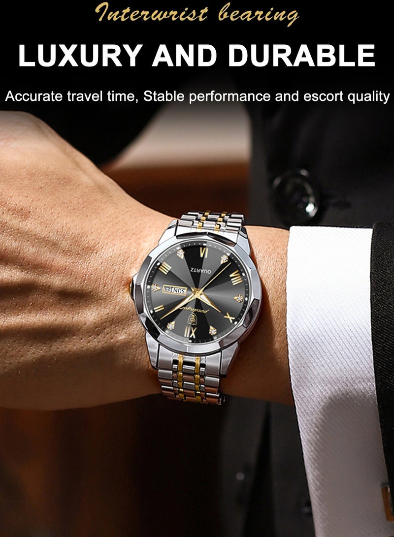 POEDAGAR Watches for Men , Man Watch Waterproof Luminous Men's Watch Quartz, Men's Wrist Watches
