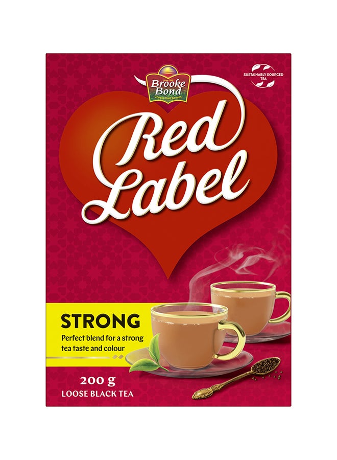 Brooke Bond Red Label Strong Black Loose Tea 200grams