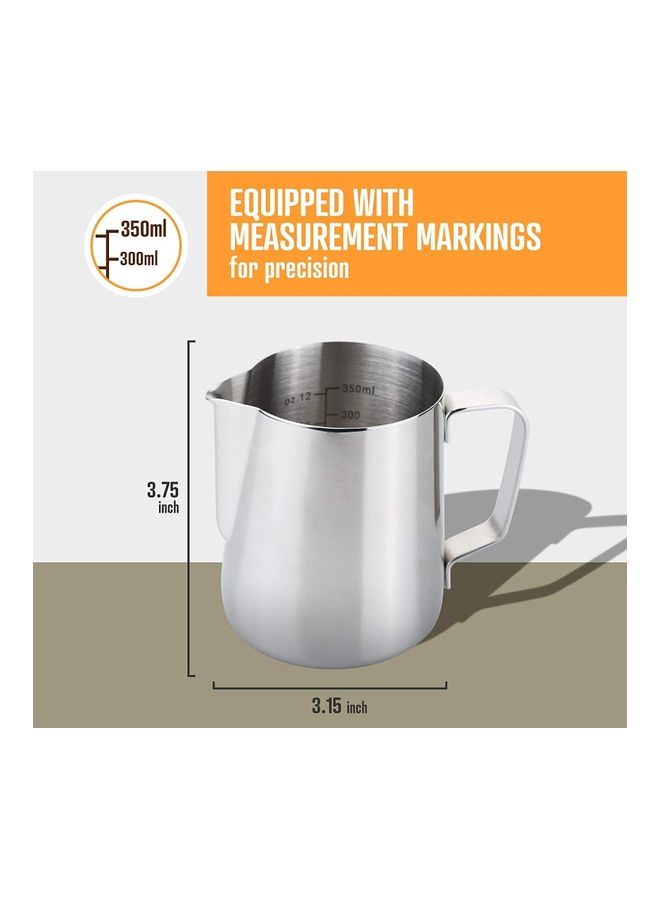 MMG Milk Frothing Steaming Pitchers Stainless Steel 350ml