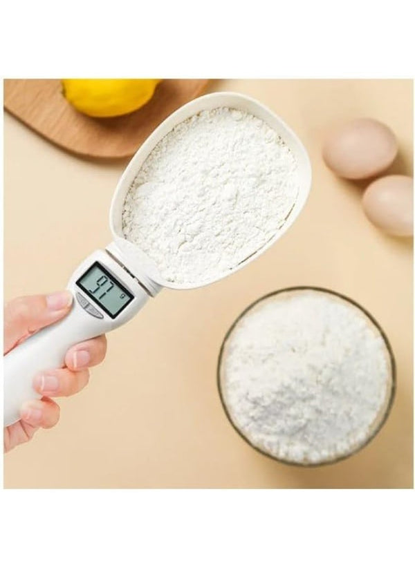 Lukadah Digital Measuring Spoon High Precision with LCD Screen Display, Adjustable Kitchen Scale Spoon, Electronic Scale with Measuring Spoons for Food, Coffee, Portioning Milk, Tea, Flour, Spices Kitchen Gadgets