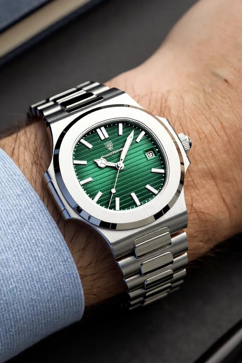 POEDAGAR Man Watch Waterproof Luminous Men's Watch Quartz - 40.5mm