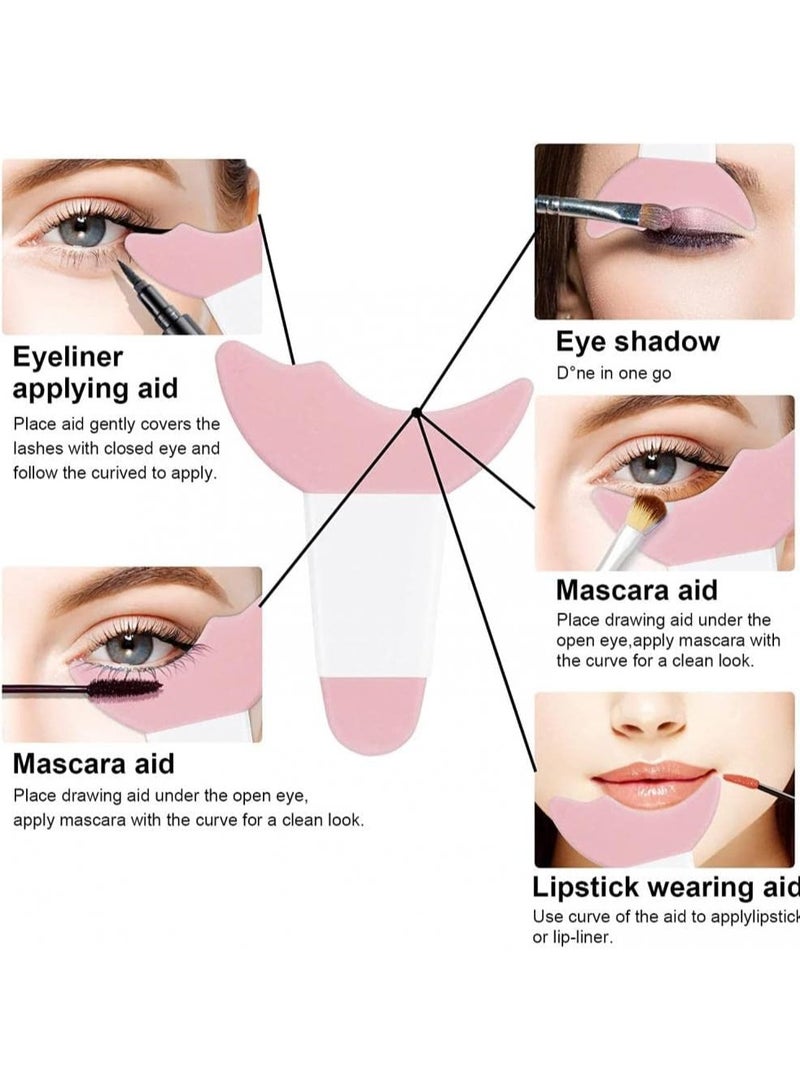 MMG Multi functional Eye Makeup Stencil Mascara Shield Guard Applicator Eyelash Pads Eyeliner Eyesha