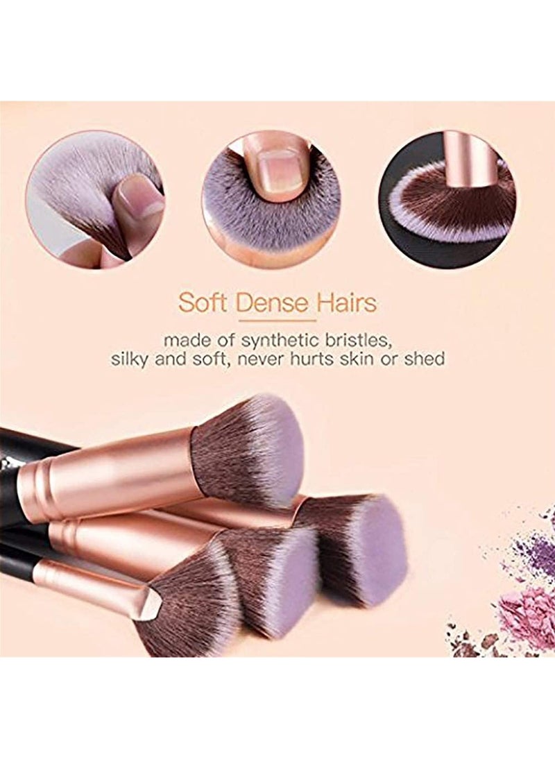 MMG Professional Makeup Brushes 14 PCs Makeup Brush Set Premium Synthetic Foundation Brush Blending 